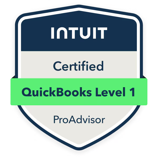 Intuit QuickBooks Certified ProAdvisor — QuickBooks Level 1
